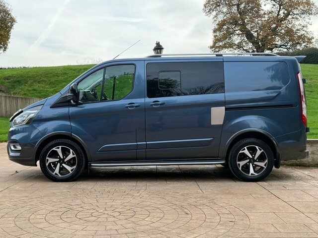 Ford Transit Custom 2022 2.0 300 Ecoblue Mhev Active Panel Van Die DS71LZM Blue #5