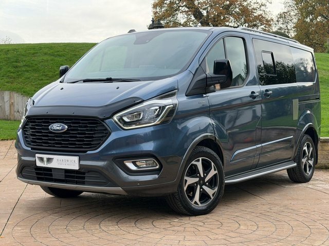 Ford Transit Custom 2022 2.0 300 Ecoblue Mhev Active Panel Van Die DS71LZM Blue #3