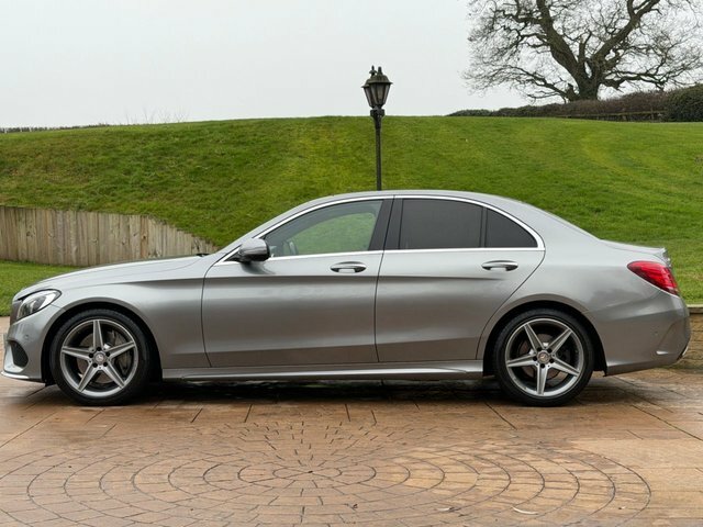 Mercedes-Benz C Class 2015 2.1 C250d Amg Line Premium Saloon Diese MT65MXY Red #4