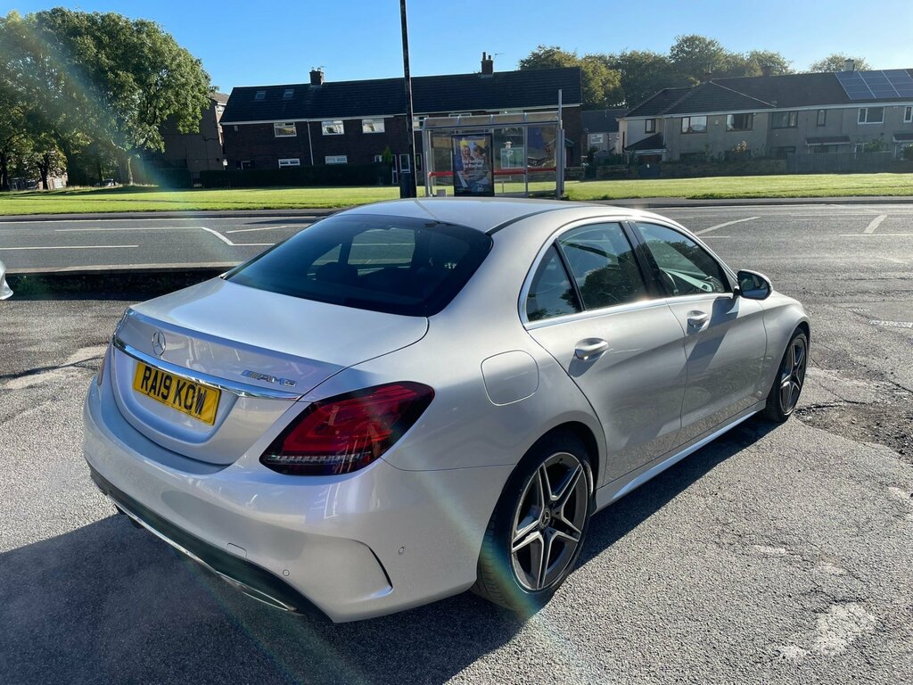 Mercedes-Benz C Class 1.5 C200 Mhev Eq Boost Amg Line Premium Saloon 4 RA19KOW Silver #5