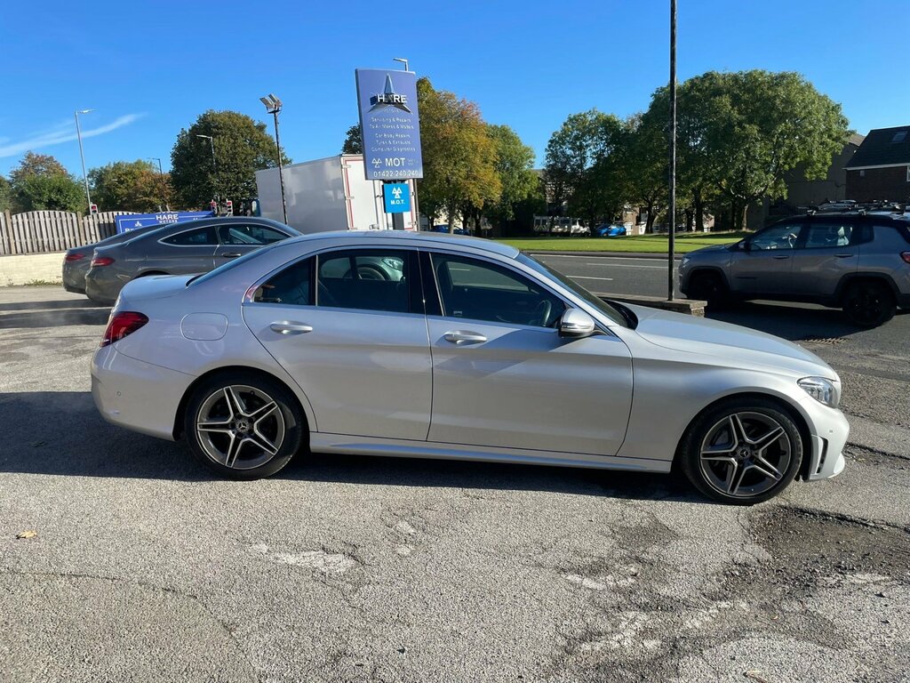 Mercedes-Benz C Class 1.5 C200 Mhev Eq Boost Amg Line Premium Saloon 4 RA19KOW Silver #6