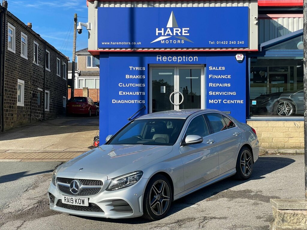 Mercedes-Benz C Class 1.5 C200 Mhev Eq Boost Amg Line Premium Saloon 4 Silver