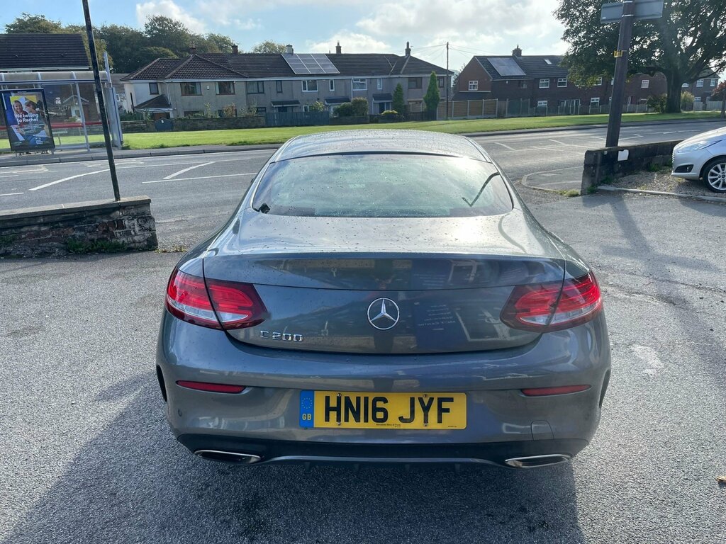 Mercedes-Benz C Class 2.0 C200 Amg Line Coupe 7G-tronic Euro HN16JYF Grey #4
