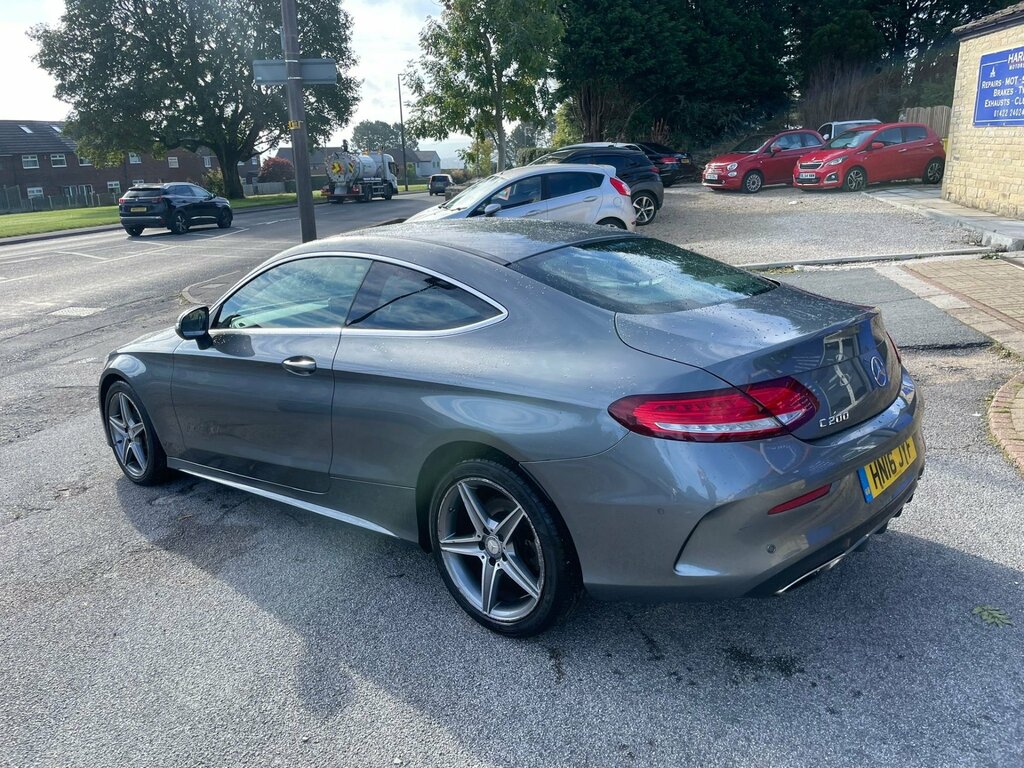 Mercedes-Benz C Class 2.0 C200 Amg Line Coupe 7G-tronic Euro HN16JYF Grey #3