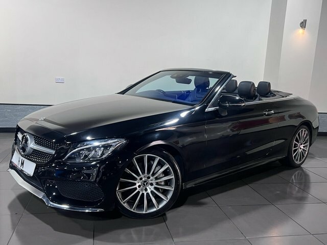 Mercedes-Benz C Class 2.0 C300 Amg Line Cabriolet G-tronic E Black