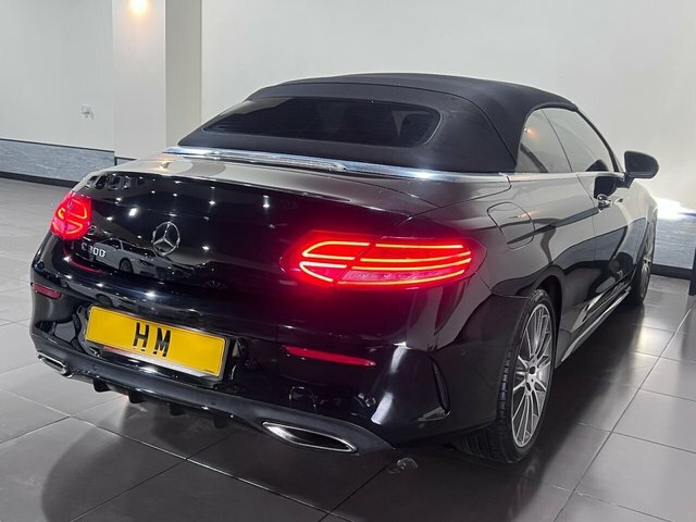 Mercedes-Benz C Class 2.0 C300 Amg Line Cabriolet G-tronic E LB17ULJ Black #2