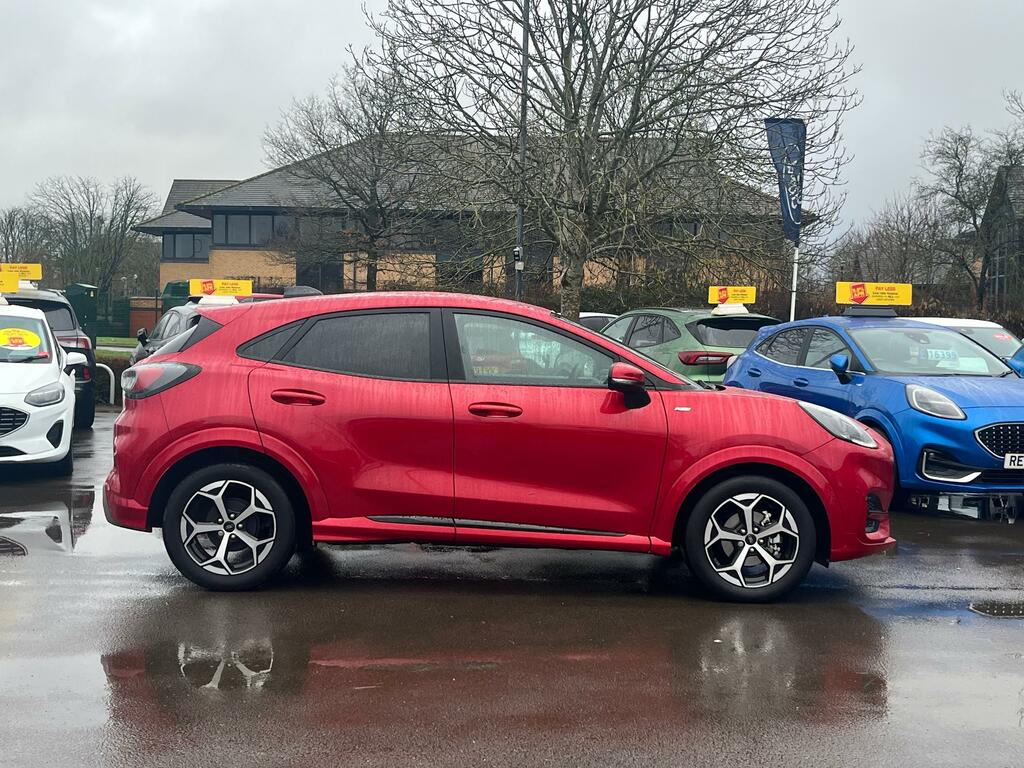 Ford Puma 1.0T Ecoboost Mhev St-line Suv Hybrid M OV75ZXK Red #6