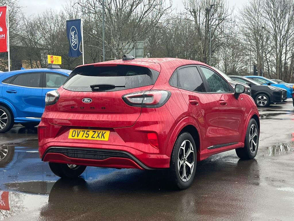 Ford Puma 1.0T Ecoboost Mhev St-line Suv Hybrid M OV75ZXK Red #4