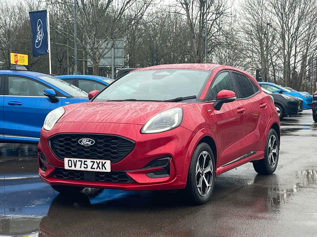 Ford Puma 1.0T Ecoboost Mhev St-line Suv Hybrid M OV75ZXK Red #3