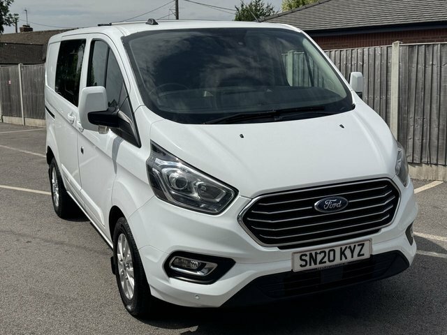 Ford Transit Custom 2.0 300 Ecoblue Limited Crew Van Double Cab Di SN20KYZ White #2