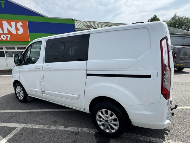 Ford Transit Custom 2.0 300 Ecoblue Limited Crew Van Double Cab Di SN20KYZ White #6