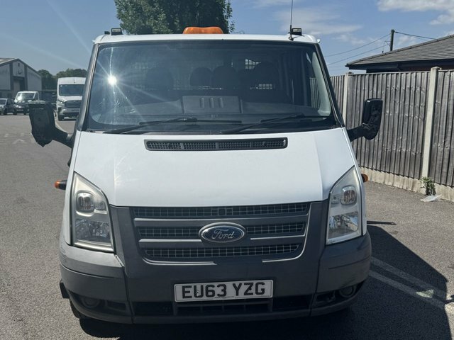 Ford Transit Custom 2.2 Tdci 350 Chassis Cab Rwd L4 EU63YZG White #4