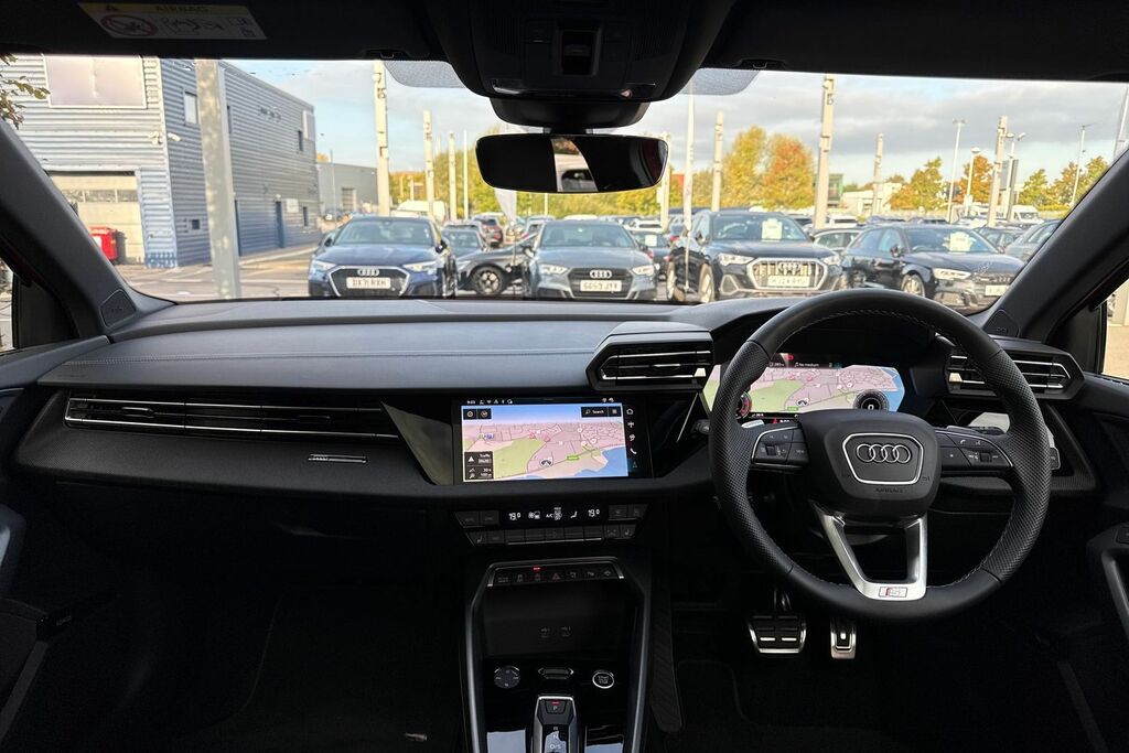 Audi A3 Black Edition HV75JMU Red #3