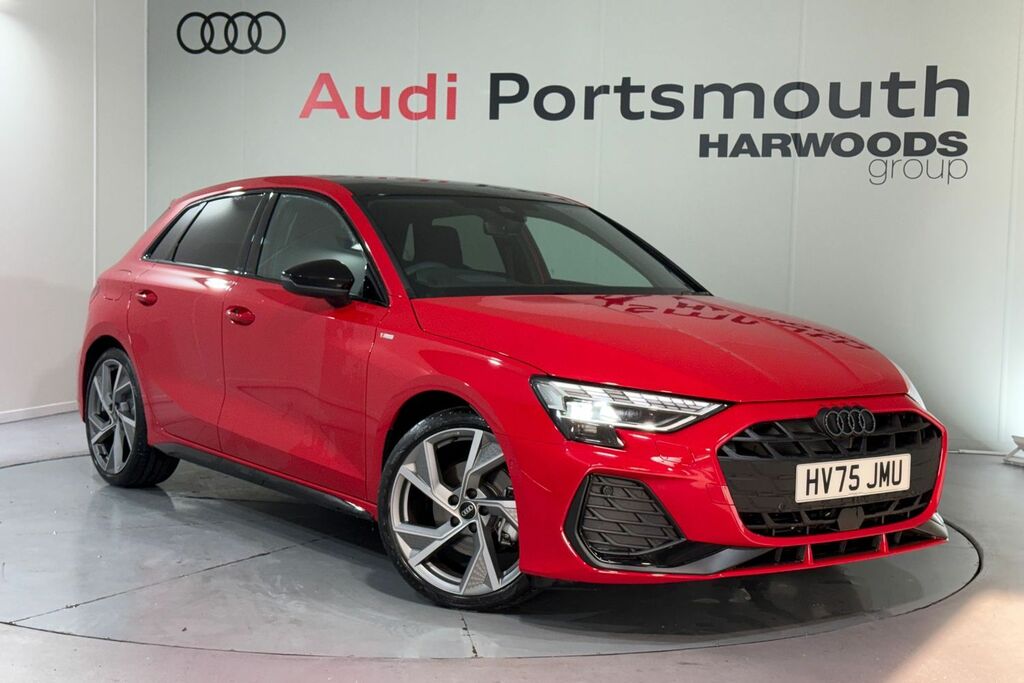 Audi A3 Black Edition Red