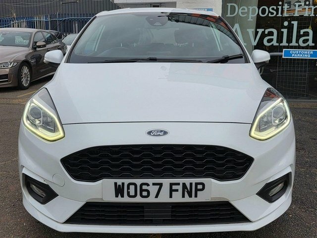 Ford Fiesta Ecoboost St-line Hatchback WO67FNP White #5