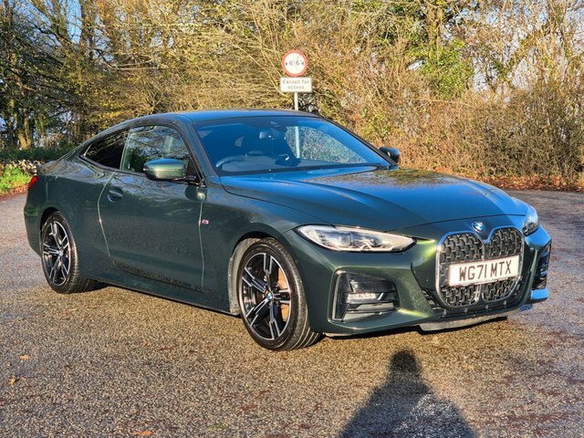 BMW 4 Series Gran Coupe 2022 2.0 420D Mht M Sport Coupe Hybrid Green