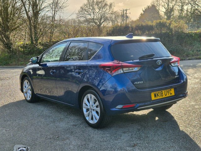 Toyota Auris 2018 1.8 Vvt-h Excel Hatchback Hybrid C WK18UYC Blue #3