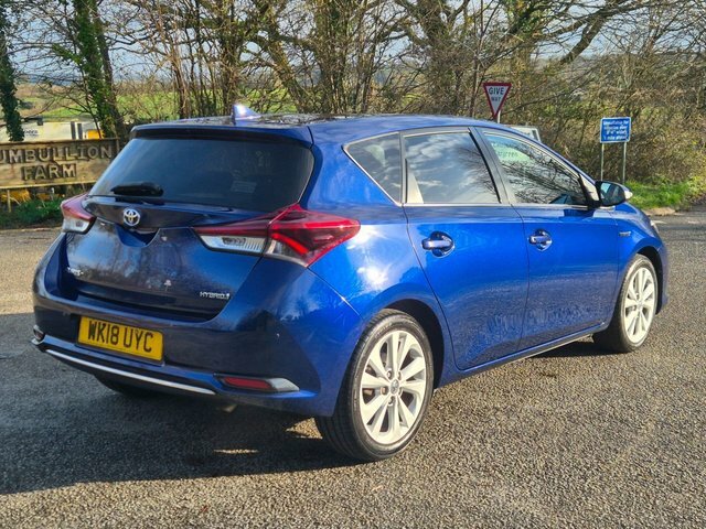 Toyota Auris 2018 1.8 Vvt-h Excel Hatchback Hybrid C WK18UYC Blue #4