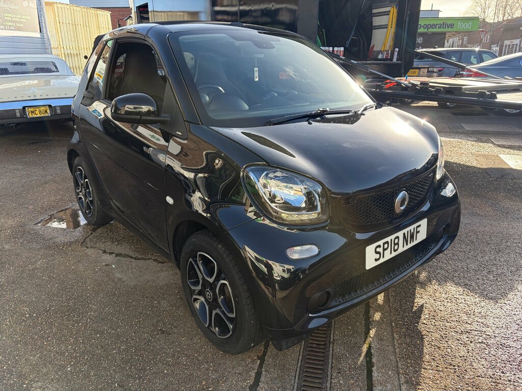 Smart Fortwo Cabrio 1.0 Prime Cabriolet Twinamic Euro 6 S Black