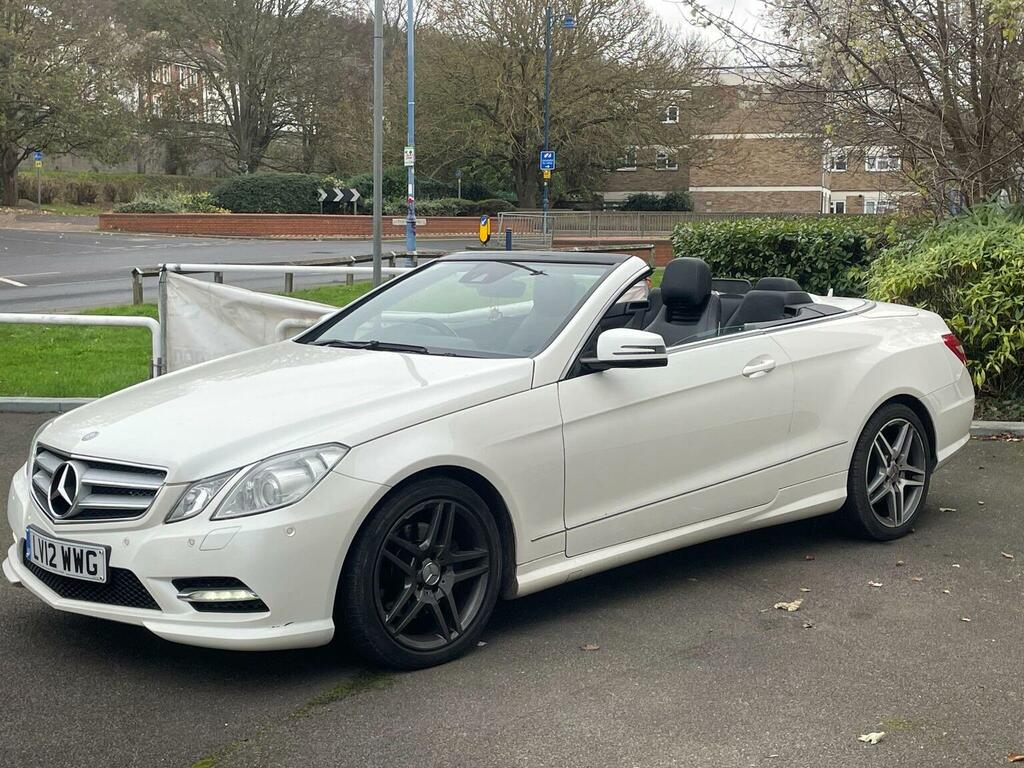 Mercedes-Benz E Class Convertible 3.0 E350 Cdi V6 Blueefficiency Sport C LV12WWG White #5