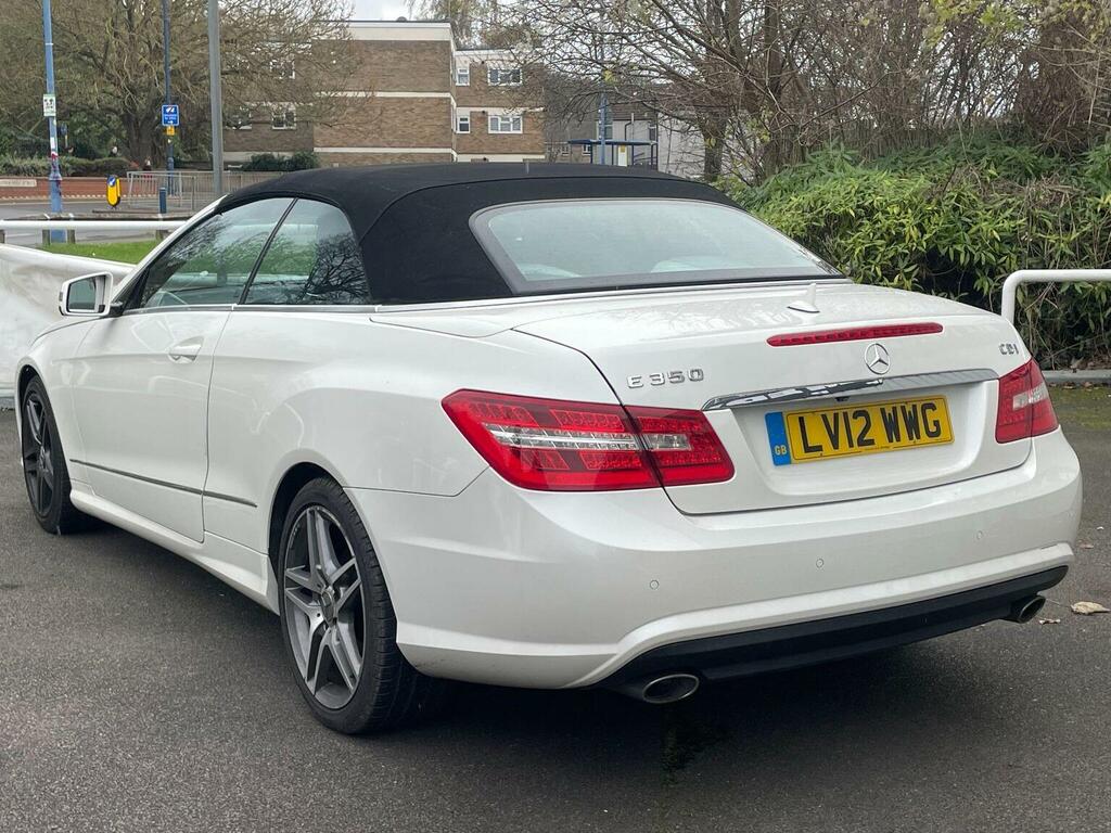 Mercedes-Benz E Class Convertible 3.0 E350 Cdi V6 Blueefficiency Sport C LV12WWG White #4