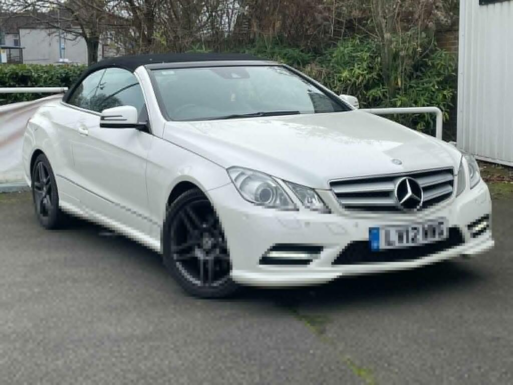 Mercedes-Benz E Class Convertible 3.0 E350 Cdi V6 Blueefficiency Sport C White
