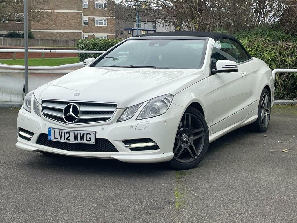 Mercedes-Benz E Class Convertible 3.0 E350 Cdi V6 Blueefficiency Sport C LV12WWG White #2