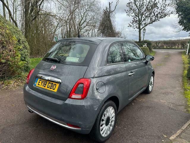 Fiat 500 Lounge EY18GBO Grey #5