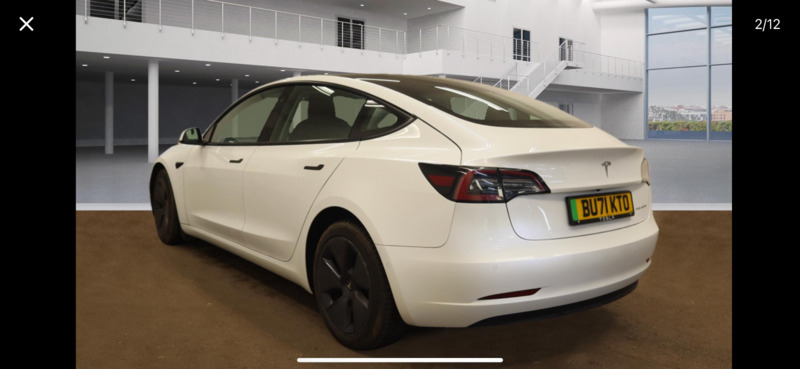 Tesla Model 3 Long Range Awd BU71KTO White #3