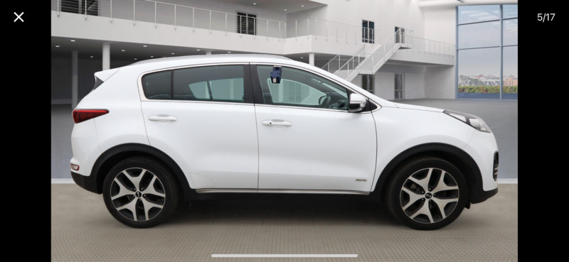 Kia Sportage Gt-line BU16UJV White #6