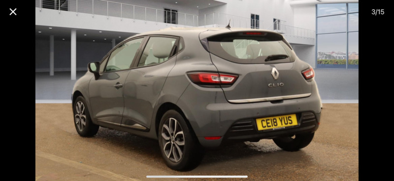 Renault Clio Urban Nav Tce CE18YUS Grey #3
