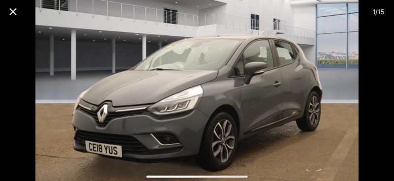 Renault Clio Urban Nav Tce CE18YUS Grey #2