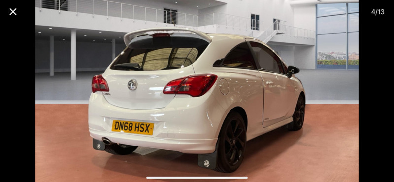 Vauxhall Corsa Sri Vx-line Nav Black DN68HSX White #4