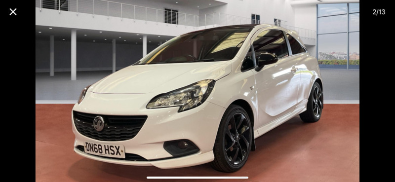 Vauxhall Corsa Sri Vx-line Nav Black DN68HSX White #2