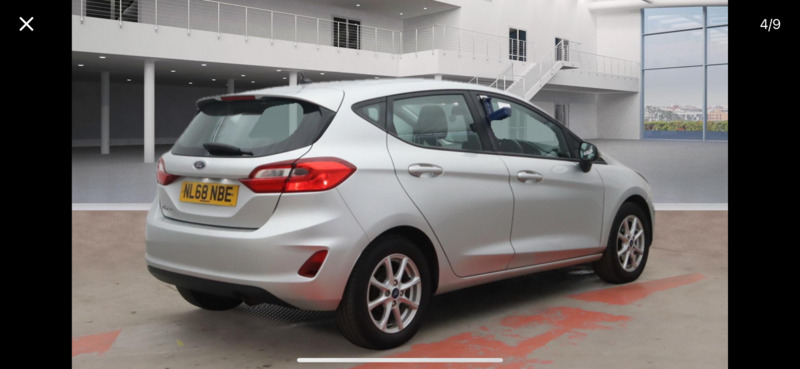 Ford Fiesta Zetec NL68NBE Silver #4