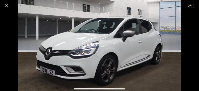 Renault Clio Gt Line Dci KE18LSZ White #2