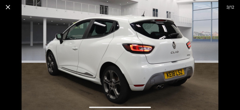 Renault Clio Gt Line Dci KE18LSZ White #3