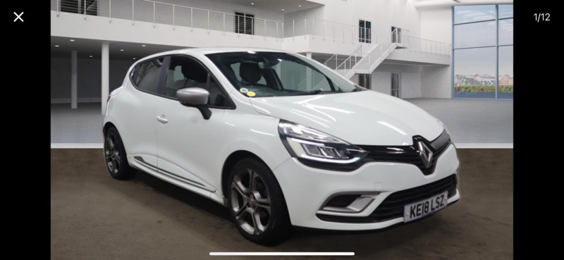 Renault Clio Gt Line Dci White