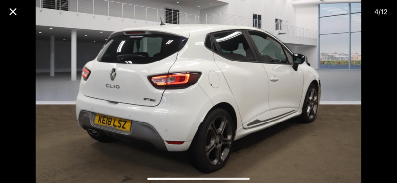 Renault Clio Gt Line Dci KE18LSZ White #4