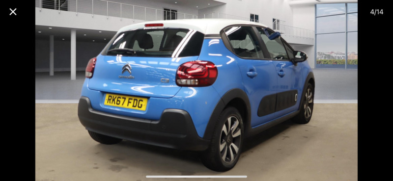 Citroen C3 Puretech Feel RK67FDG Blue #4