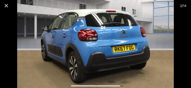 Citroen C3 Puretech Feel RK67FDG Blue #3