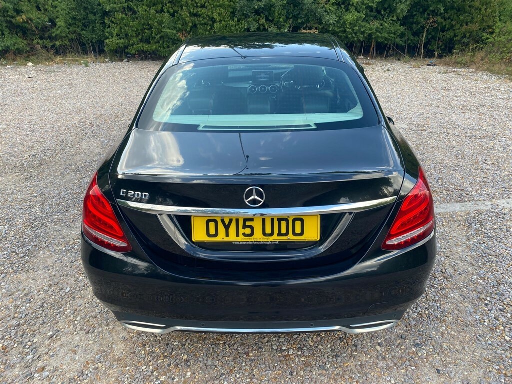 Mercedes-Benz C Class 2.0 Sport Euro 6 Ss Black #5