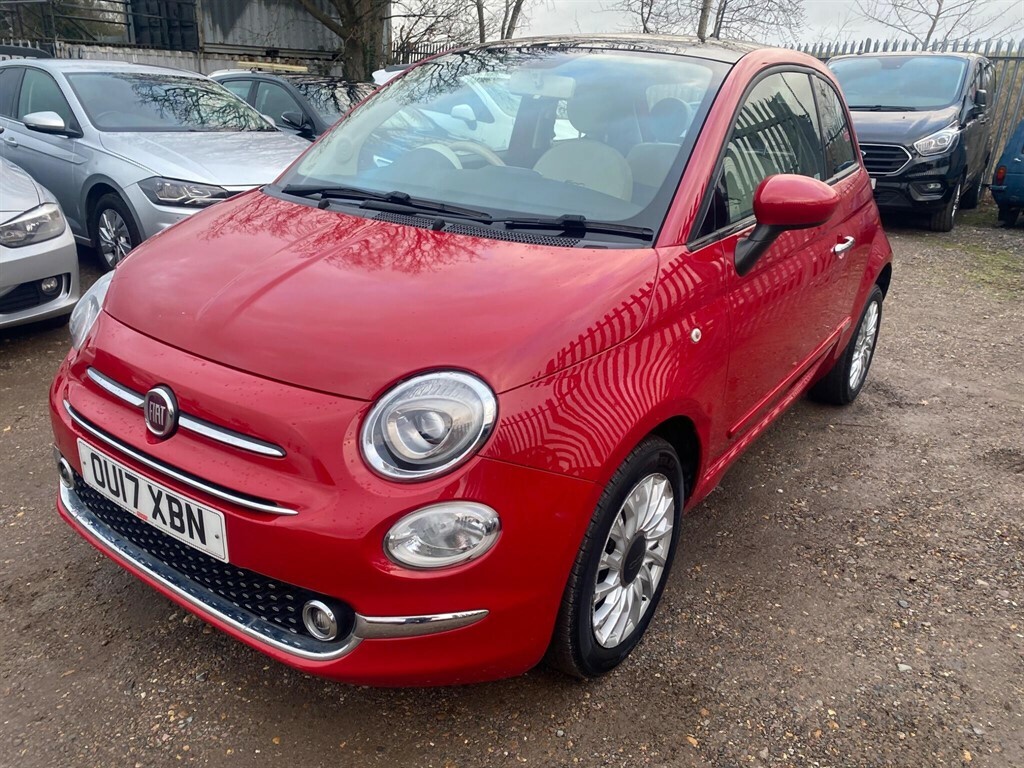 Fiat 500 1.2 Lounge Euro 6 Ss OU17XBN Red #3