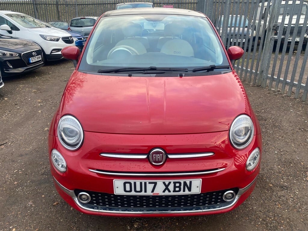Fiat 500 1.2 Lounge Euro 6 Ss OU17XBN Red #2