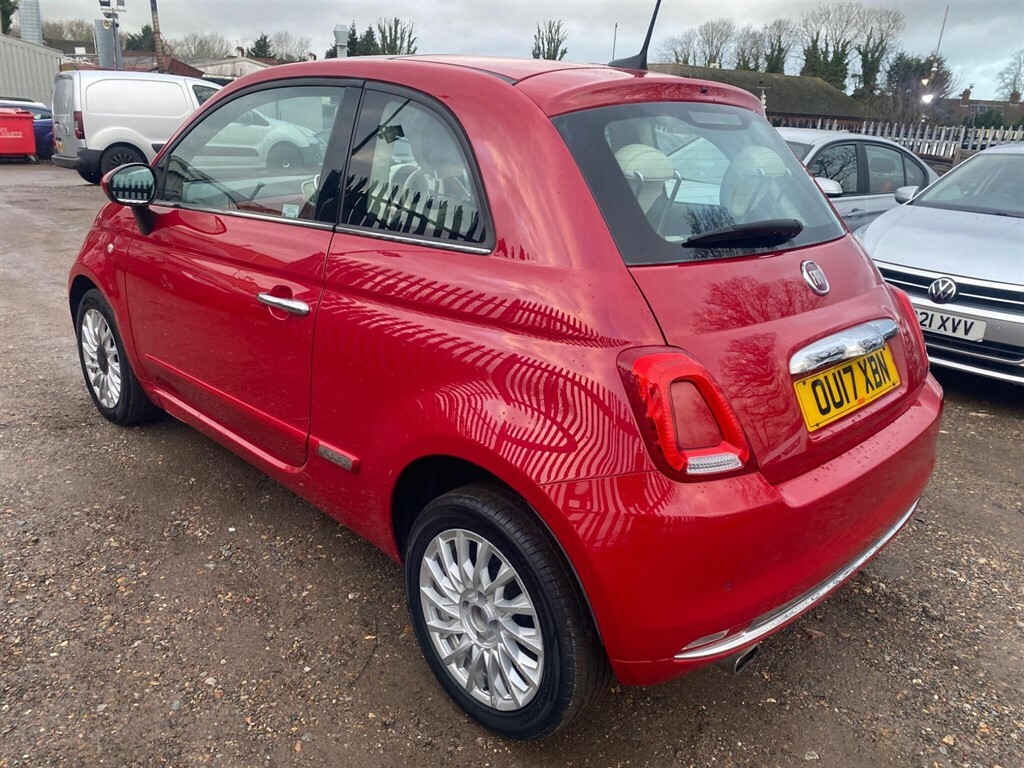 Fiat 500 1.2 Lounge Euro 6 Ss OU17XBN Red #5