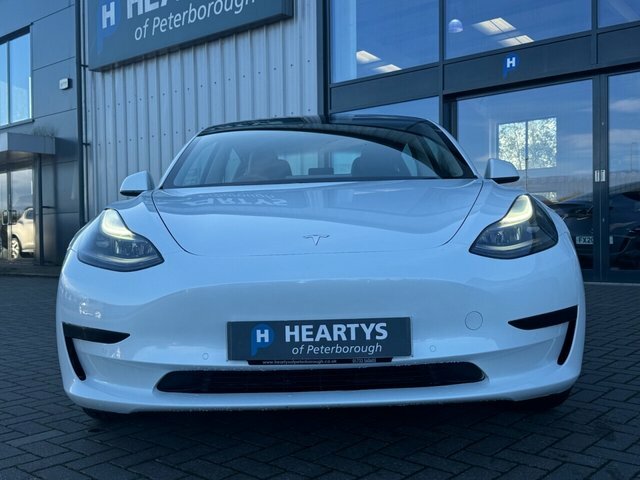 Tesla Model 3 4dr Electric Auto Rwd WN72YBZ White #2