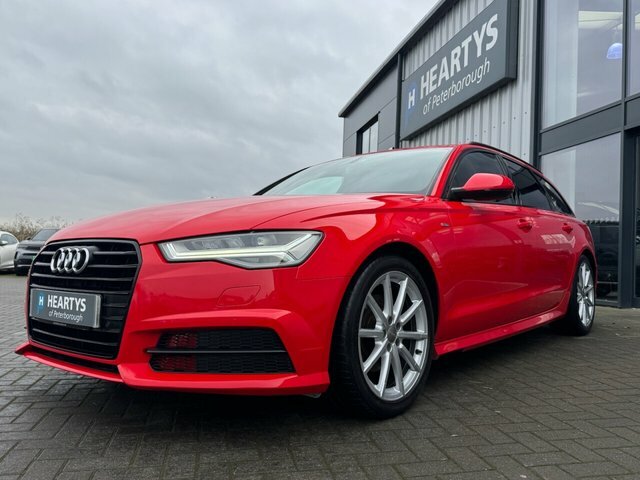 Audi A6 Avant Tdi Ultra Black Edition Red #3