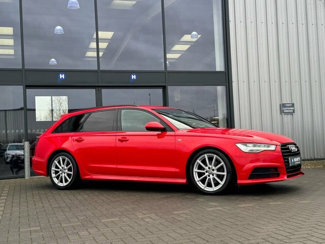 Audi A6 Avant Tdi Ultra Black Edition Red #6