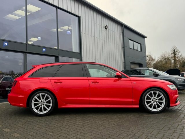 Audi A6 Avant Tdi Ultra Black Edition Red #5