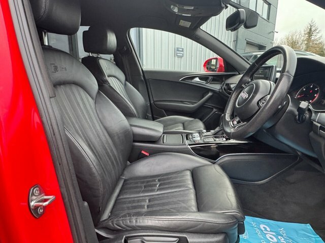 Audi A6 Avant Tdi Ultra Black Edition Red #4